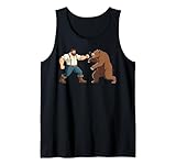 Man Fighting A Bear