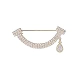 Hochwertiges Material: Diese Broschennadel besteht aus einer hochwertigen Zinklegierung und gepunkteten Diamanten.Einige Stile verwenden Materialien wie Legierung,spitze Diamanten,Kristalle,Strasssteine,Perlen,robust,die Kristallisation fällt nicht leicht ab und verblasst nicht lange Zeit; Jede Brosche hat einen Clip auf der Rückseite,um die Brosche an Ort und Stelle zu halten.