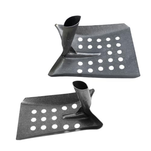 Toyvian 2piezas Herramientas De Dragado Pala Metálica Resistente para Limpieza De Desagües y Tareas De Jardín para Remover Lodo y Barro