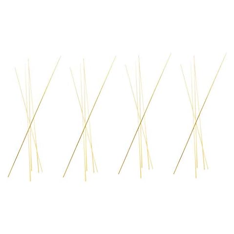 Set mit 20x Massiven Runden Metallrunden Messingstangen für Cover