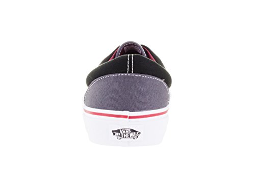Vans Vans Unisex Era (Pop) Skate Shoe Black Rhubarb (9.5 D(M) US, Black Rhubarb)