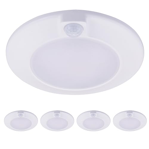 CLOUDY BAY [4 Pack] Motion Sensor Ceiling Light Indoor,120V CRI90...