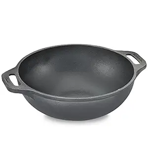 Prestige Cast Iron Kadai, 260 mm
