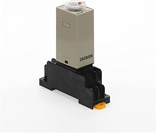 Relé de temporización H3Y-2 DPDT con ajuste por perilla de 30 segundos y AC 12V