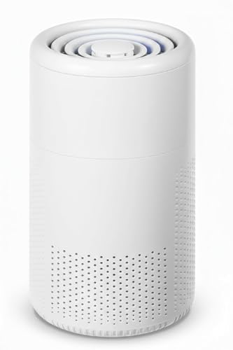 Image of Smart Mini Air Purifier for Home | True HEPA Air Cleaner for Rooms up to 300 Sq Ft Coverage | Removes Dust, Pollen, Smoke & Odors | Portable Air Purifier for Bedroom, Office (Air Purifier)