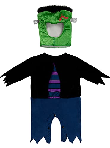 Déguisement Frankenstein bébé noir et accessoires de monstre - 5