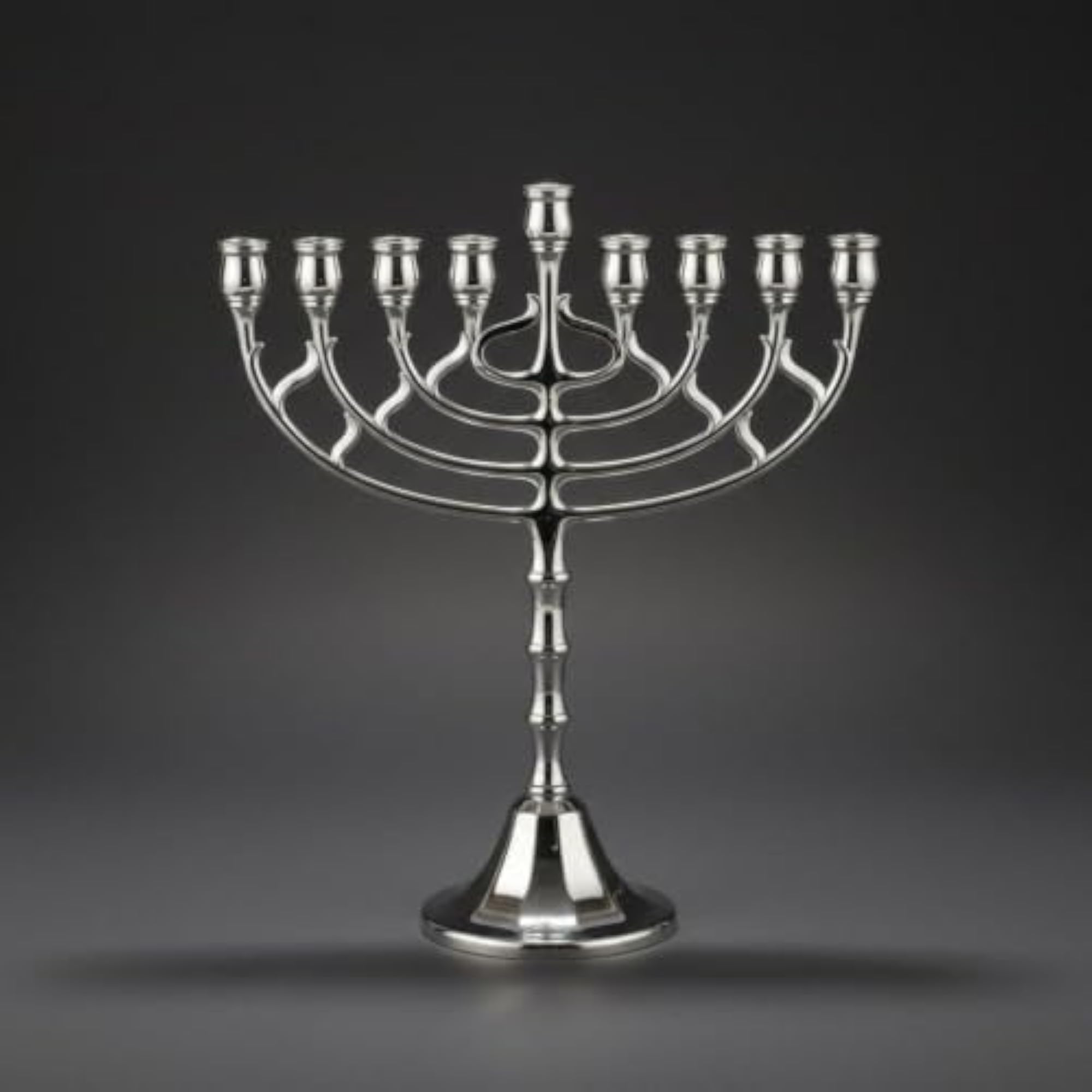 9 Arm Candle Holder for Romantic Dining, Gold Finish
