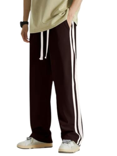 Image of GRECIILOOKS Men's Loose Mid Rise Casual Trousers Pants | Regular | Sports Stylish Track Pant | Sweatpants (Available in Plus Size)