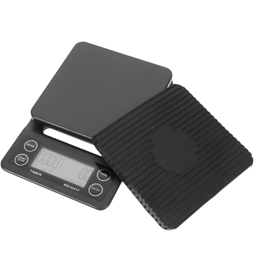 Báscula digital compacta de cocina, ideal para preparar café de especialidad en casa
