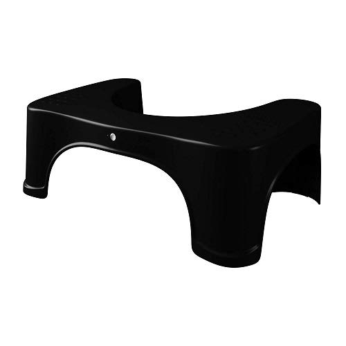 Squatty Potty Eclipse Toilet Stool With Motion And Activated Night Light, Black, 7 Inch #TOP21