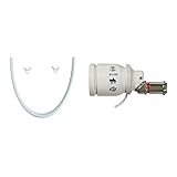 ダンロップ ガスホース 0.5m ホースバンド付き [都市ガス用 /内径9.5mm×長さ0.5m]＋ゴム管用ソケットQGS10セット