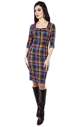 Women's Camilla Plaid Pencil Dress