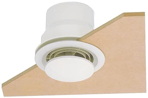 ユニックス 室内用製品 樹脂製 レジスター UFO100BWFH 天井取付用 丸型レジスター 外気浄化フィルター付