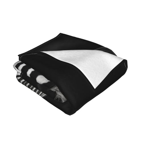 Couverture et jetés zébrés haut de gamme en microfibre de flanelle - 3