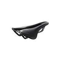 Selle Italia Novus Boost EVO Sport Greentech – Ergonomischer Fahrradsattel mit Superflow Aussparung, Gelpolsterung und Carbonstahl-Schienbeinen – Größe L3, Schwarz