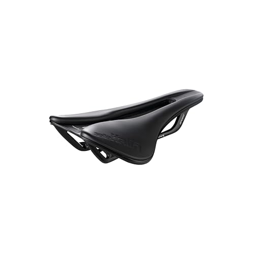 Selle Italia Novus Boost EVO Sport Greentech – Sillín de Ciclismo Ecológico de Gel con Agujero Superflow y Rail de Acero al Carbono – Talla L3, Negro