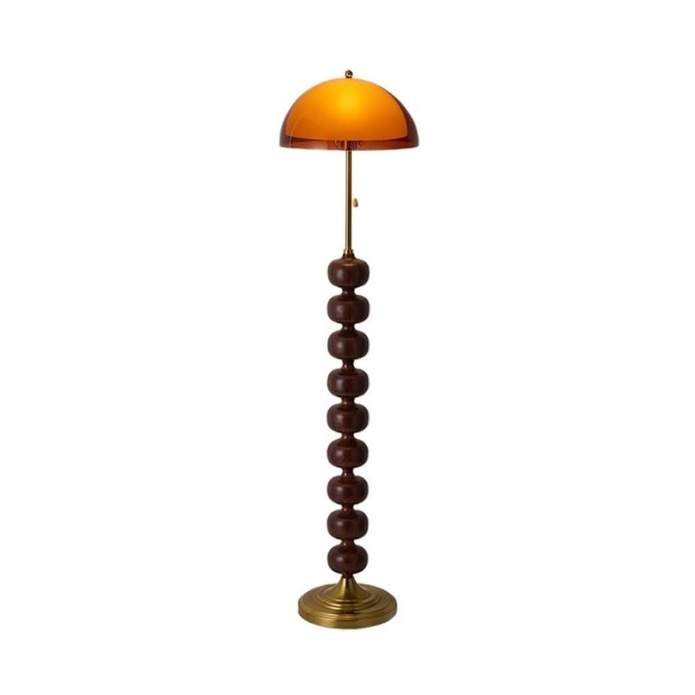 LJHFG63KUYT Standing Lamps Retro Floor Lamp Acrylic Lampshade Iron Living Room Sofa Beside Simple Study Bedroom Table Lamps Decorate