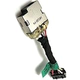 ALIXCE AC DC Power Jack Socket Cable Harness for HP 15-P200 15-F387WM 15-P099NR 15-P390NR 15-P393NR 15-P030NR 15-P214DX