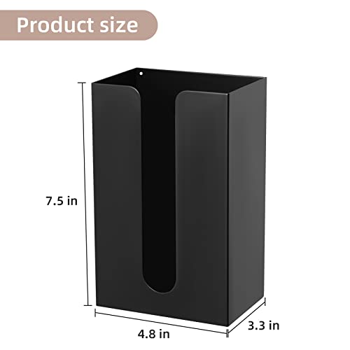 Image of SUBEKYU Magnetic Dryer Sheet Holder for Laundry Room ,Dryer Sheet Container,Iron Dryer Sheet Dispenser for Laundry Storage and Organizition, Wall Dryer Sheet Box,Fabric Sheet Holder,Black