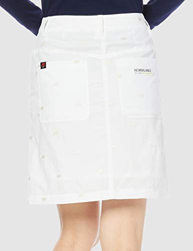 [ニューバランス] ゴルフ スカート (シアサッカー・吸汗速乾性・ストレッチ) / レディース / 012-1134509 030_ホワイト 0 [S] 4枚目
