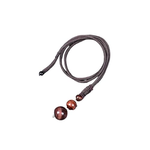 Natural Tiger Eye Amethyst Healing Crystal Necklace, Chakra Protection Stone Pendant For Women & Men(Tiger Eye Necklace-2)