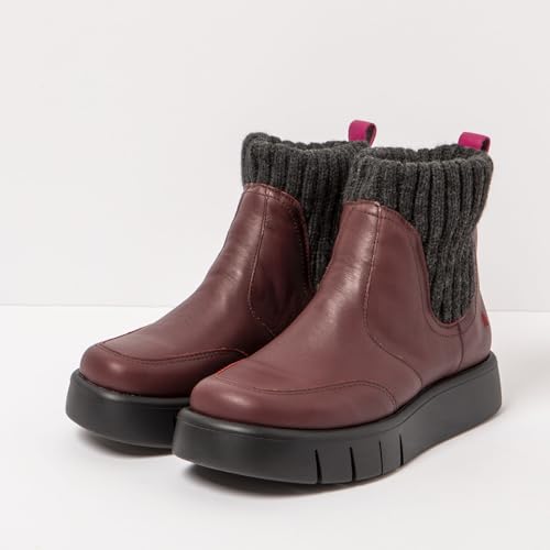 Art Para Mujer. 1134811PD003_008 Botines De Piel 1348 Burdeos (39), Plano, 3 A 5Cm, Ninguno, Casual - 7