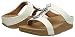 FitFlop Fino H Bar Slide-Textured Circles, Sandalias de Punta Descubierta Niñas, Blanco...