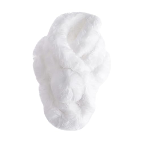SAFIGLE Bufanda De Cuello De Piel Sintética Para Mujer Bufanda De Invierno y Cálida Para Fiestas y Ocasiones Especiales Color