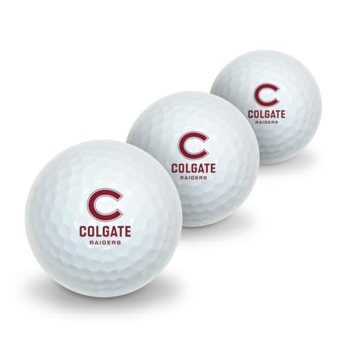 GRAPHICS & MORE Colgate University Novelty Golf Balls 3 Pack