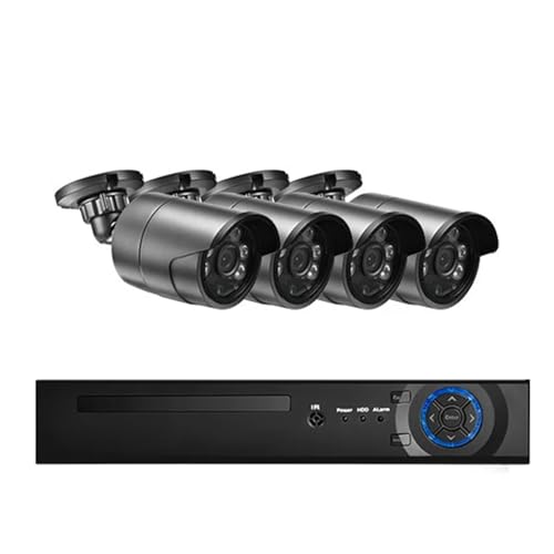 8CH 48V POE NVR ZLeBJVXeLbg sҌm OI[fBIZLeBJ 4K CCTV Ď(2T,4CH 4Cams)