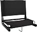 Sports Unlimited Wide Stadium Chair Bleacher Seat with Back & Cushion Seat, Foldable & Portable