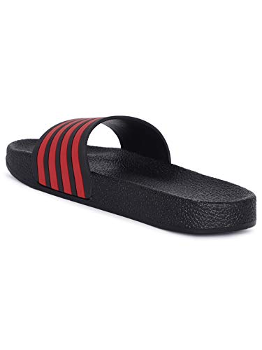 Image of AADI Men's Synthetic Leather Daily Casual Sliders /Flip Flop & Slippers