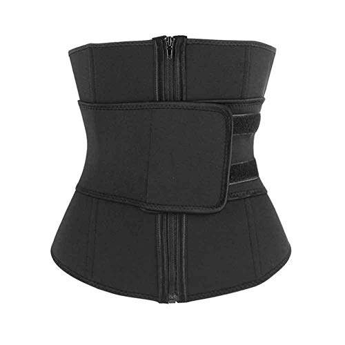 ZSLGOGO Neopreno Quema de Grasa de la Cintura Trainer, Mujeres Cuerpo Que Forma la Correa Delgado Kit, de la Cintura del Condensador de Ajuste de la Correa, Negro