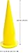 ANZHUO Caulking Nozzle for Sausage Caulking Gun Durable Epoxy Piston Caulk Reusable Caulk Nozzle Applicator Sprayer used for sealing seams on exterior walls of buildings (10 pieces-yellow)