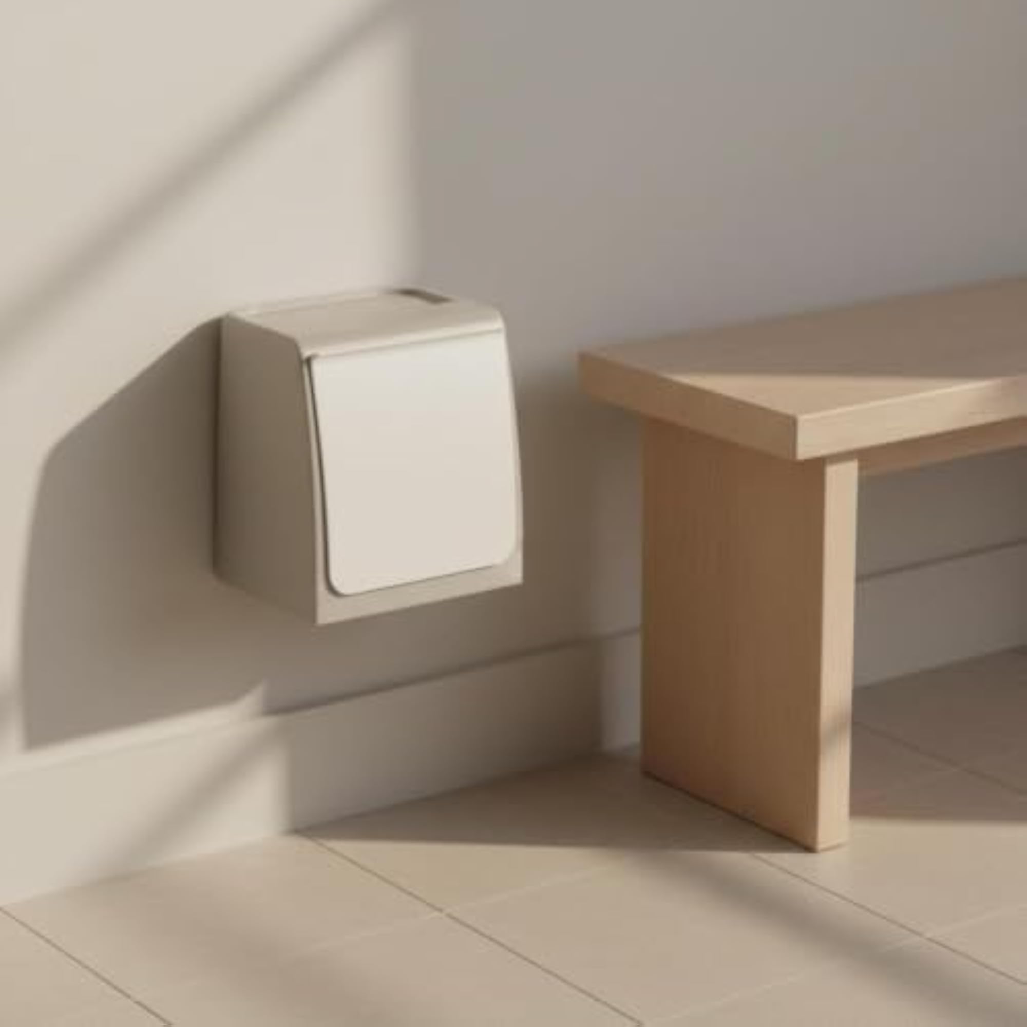 Space Saving Wall-Attached Napkin Holder