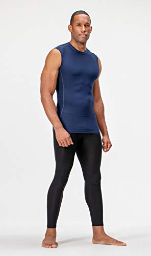 Image of DEVOPS 3 Pack Men's Athletic Compression Shirts Sleeveless