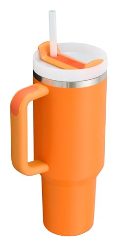 Image of Stanley Quencher H2.0 Tumbler with Handle and Straw 40 oz | Flowstate 3-Position Lid | Cup Holder Compatible for Travel | Insulated Stainless Steel Cup | BPA-Free | Goldenrod