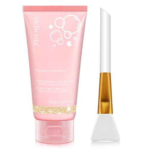 Collagen Night Wrapping Mask,Collagen Maske,Kollagen Maske für das Gesicht,overnight mask gesicht,Peel-Off Mask für strahlende Haut, Koreanische Hautpflege 75ML (1PC)