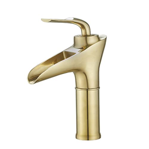 Mitigeur cascade pour lavabo haut afin de créer une ambiance spa moderne