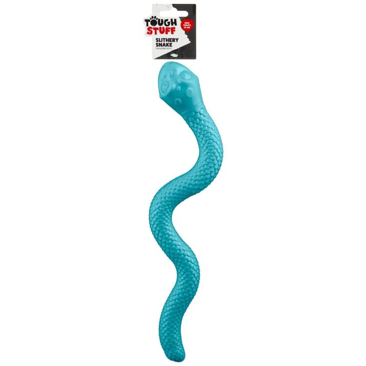 BargainsMania Treat Snake Dog Toy - Blue - This Treeat Snake Dog Toy Is Perfect For Your Pet To Have Some Energetic Fun Whilst Searching For Treeats.