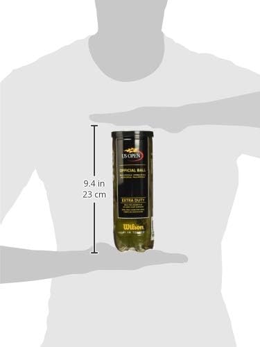 Miniatura 5 de Wilson US Open - Pelotas de tenis, extra resistente, paquete de 4 latas (12 pelotas)