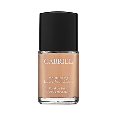 Gabriel Cosmetics Liquid Foundation, Organic Formula- 1 fl oz. (Cream Beige, 1.0) Cover