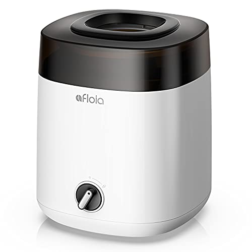 Ice Cream Maker, Afloia Super Low Noise/2-Quart/Lighter/28W Low Power Automatic Soft Serve Ice Cream Machine for Kids Dessert/Frozen Fruit Dessert Make, Electronic Easy Sorbet, Easy to Clean and Store
