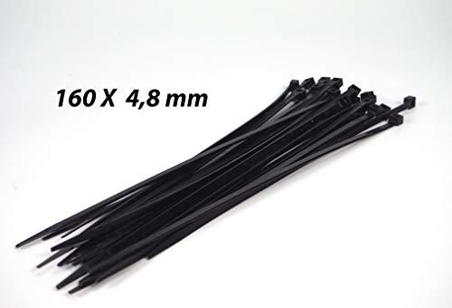 Preisvergleich Produktbild Sanfor 10211 Kabelbinder Nylon, Schwarz