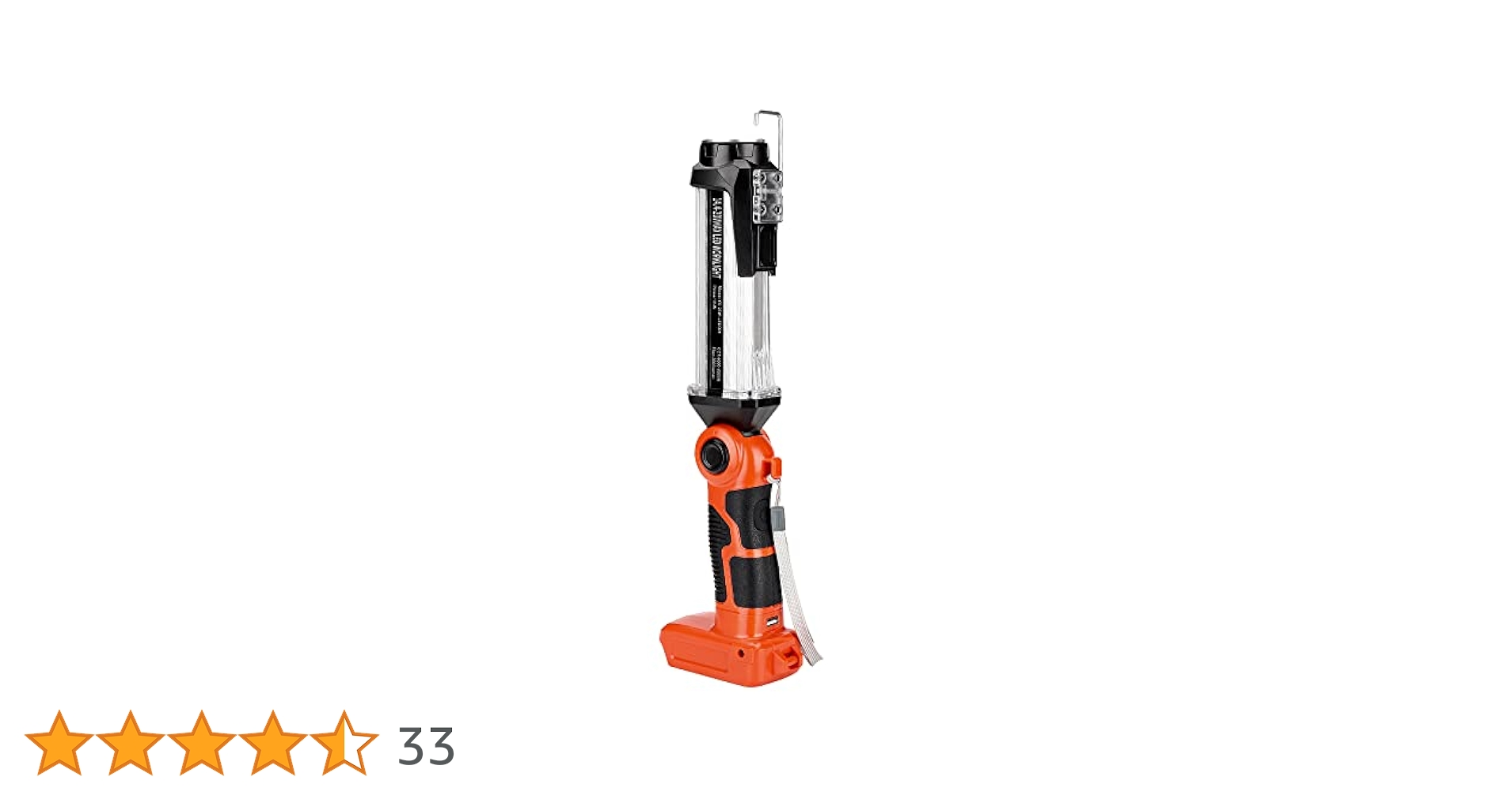 Amazon.co.jp: Hiesuan コードレスLED作業灯 ブラック&デッカー