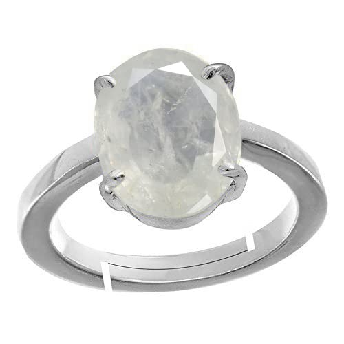 Bague en saphir blanc bague durable qui ne ternit jamais pour homme et femme