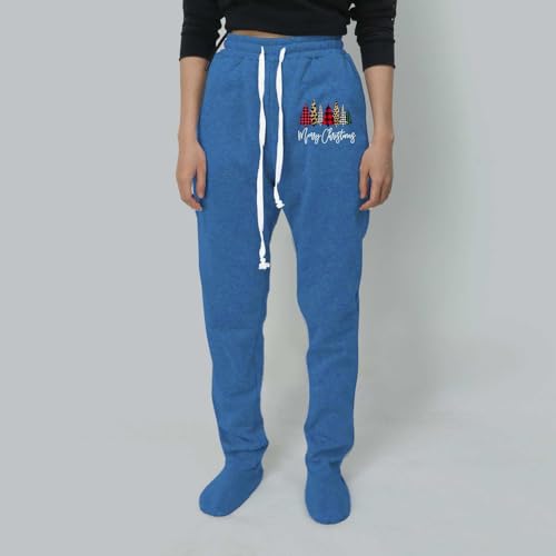 Adult Footed Sweatpants,Extremely Soft and Warm Footing Pajama4