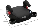 Graco TurboBooster Backless Booster Seat, Big Kid Car Seat from 18-45 kg (40-100 lb), Machine Washable Cover, Rio