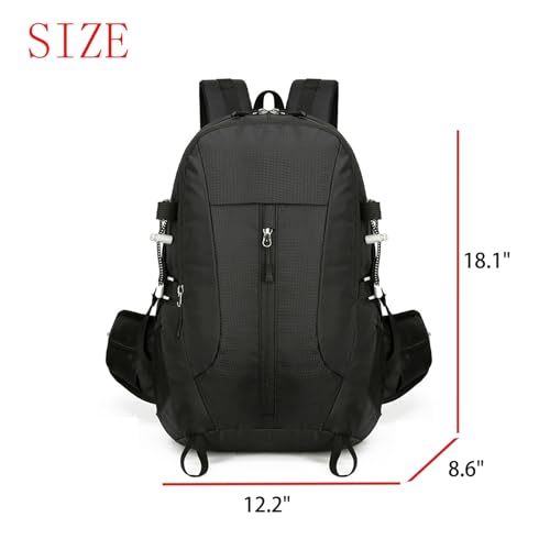 Mochila Ligera Deportiva 20L Negra para Senderismo miniatura 5