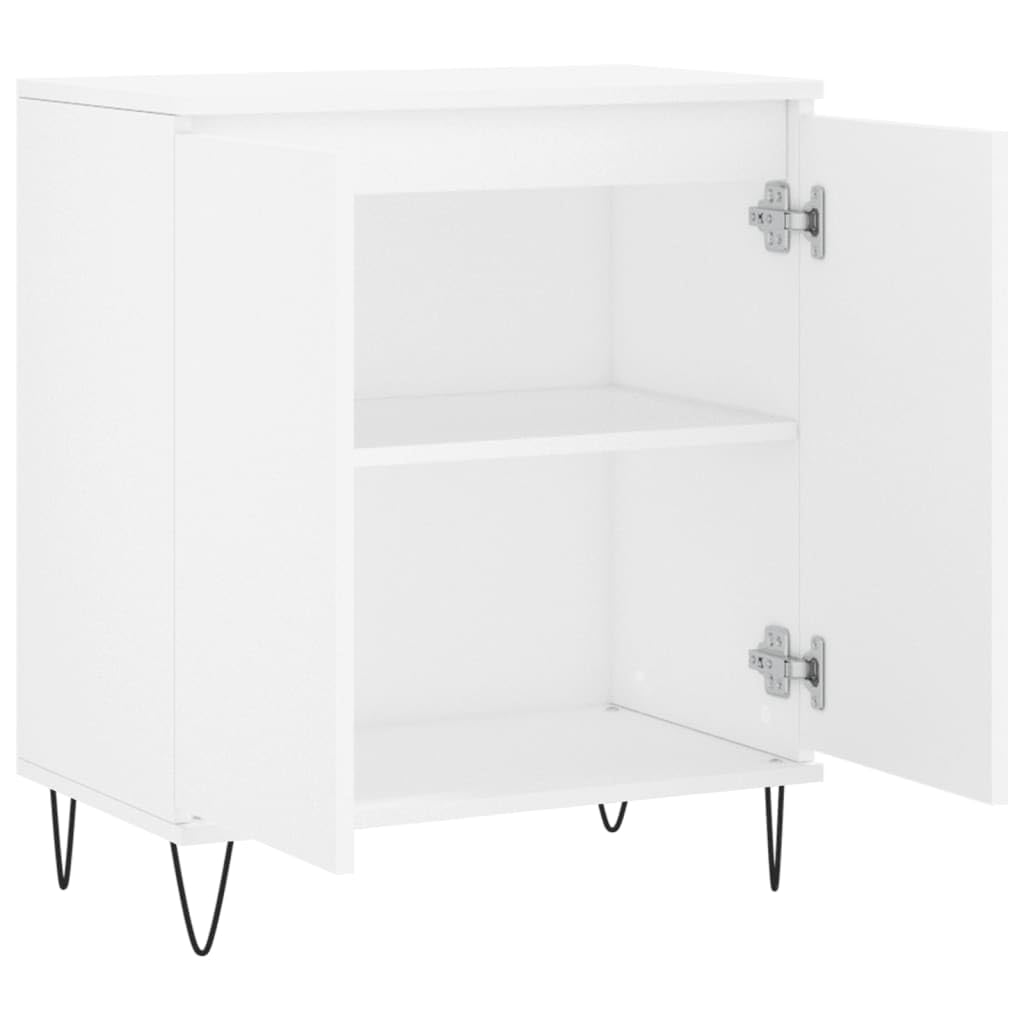 Generico Credenza Bianca 60x35x70 cm in Legno Multistrato,Bianco,17.85kg,827156